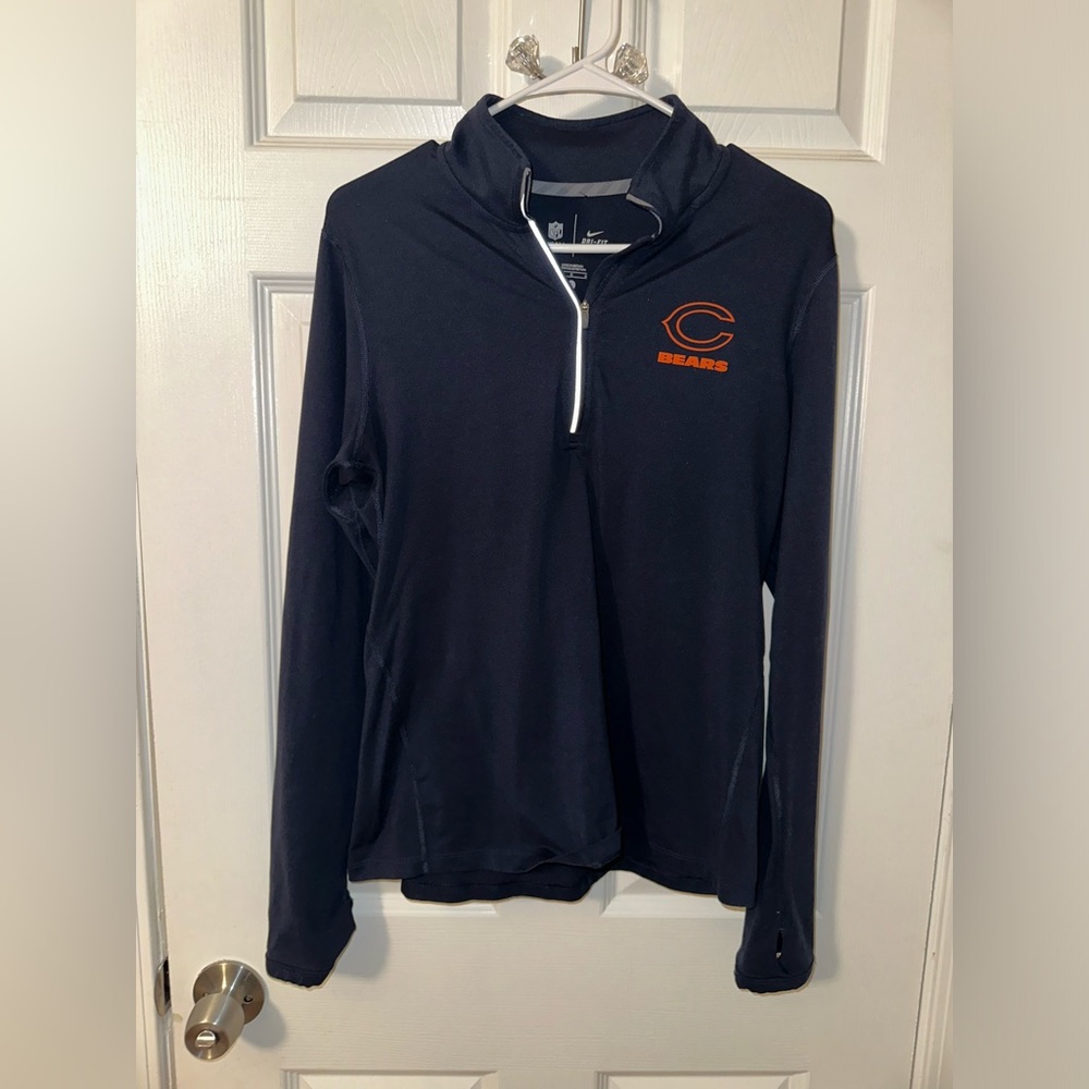 Chicago Bears Nike 1/4 zip